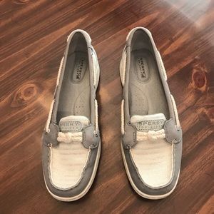 Sperry Cherubfish Stripe Boat Shoe, Size 8.5